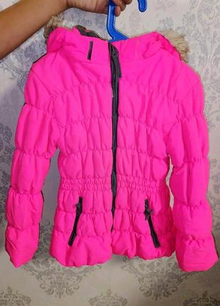 Очень классная,яркая куртка на девочку kiko&koko