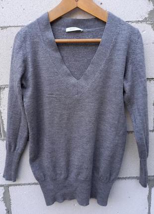 Стильний пуловер globus,83% merino wool,розмір s.