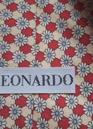Брендовый галстук leonardo3 фото