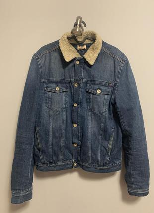 Джинсова куртка тракер T-Shirt tommy hilfiger
