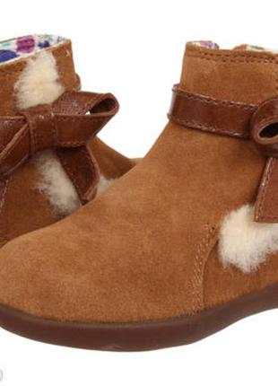 Ботинки деми угги ugg libbie 22 р 14 см замш на молнии оригинал