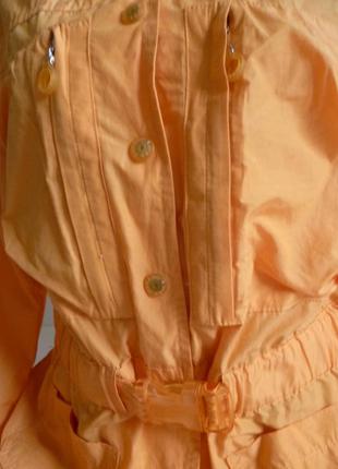 Ветровка, куртка оранжевого цвета4 фото