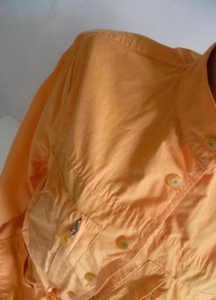 Ветровка, куртка оранжевого цвета3 фото