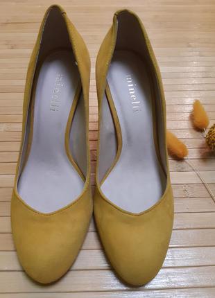 Туфлі жовті minelli3 фото