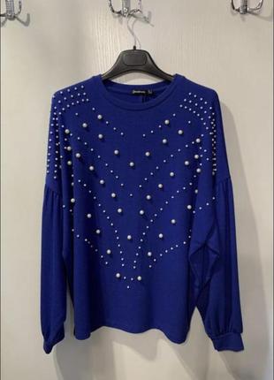 Жіночий синій джемпер  stradivarius, розмір s
