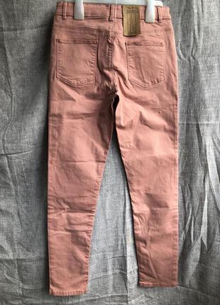 Джинси для дівчинки, штани для дівчинки, кольорові джинси, пудрові штани2 фото