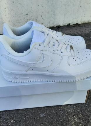 Женские кроссовки nike air force white 1 073 фото