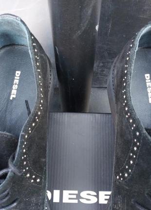 Мужские ботинки  броги  оксфорды creep deep d-aseree итальянского бренда diesel оригинал италия7 фото
