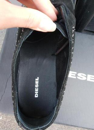 Мужские ботинки  броги  оксфорды creep deep d-aseree итальянского бренда diesel оригинал италия8 фото