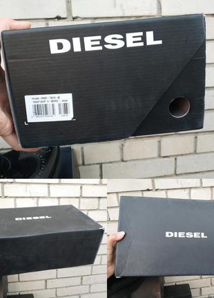 Мужские ботинки  броги  оксфорды creep deep d-aseree итальянского бренда diesel оригинал италия10 фото