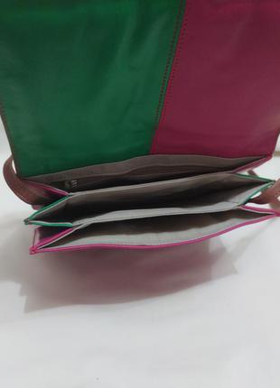 Женская сумка кросс - боди daniel натуральная кожа6 фото