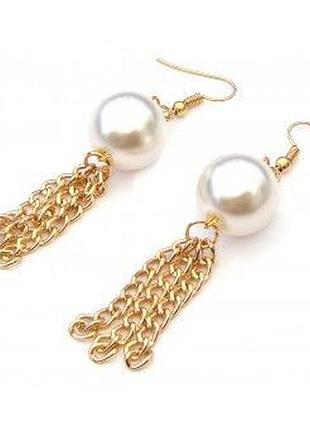 Сережки з ланцюгами