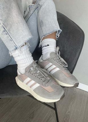 Кросівки жіночі/чоловічі adidas retropy e5 solid grey2 фото