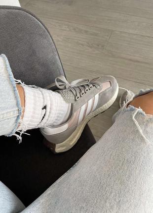 Кросівки жіночі/чоловічі adidas retropy e5 solid grey4 фото