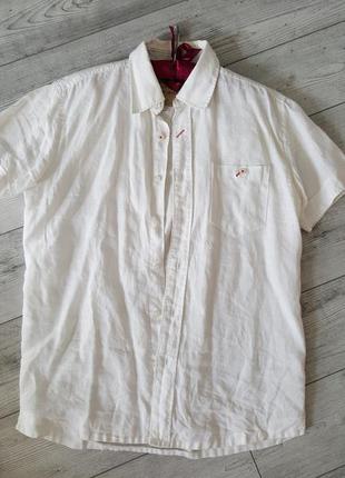 Рубашка шведка тенниска 100% лен no excess