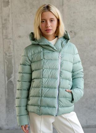 Короткая женская куртка wearme с капюшоном демисезонная на осень