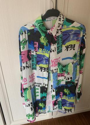 Сорочка bershka oversize1 фото