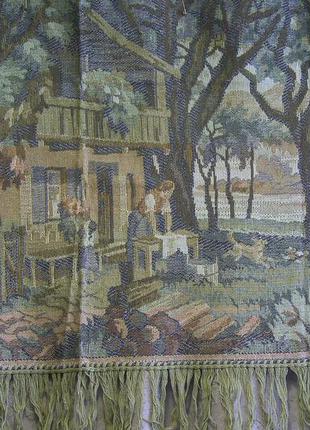 Старинный гобелен, коврик гдр