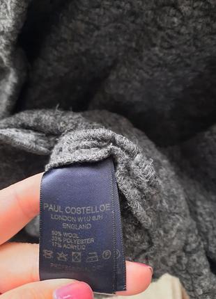 Итальянское шерстяное легкое пальто типа кейп оверсайз paul costelloe4 фото