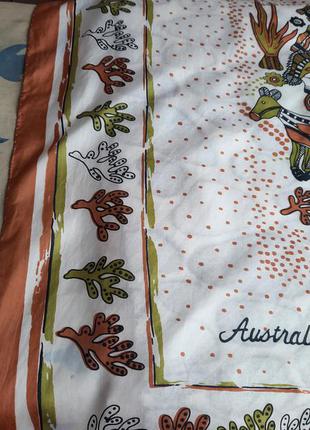 Невесомый шёлковый платок australia3 фото