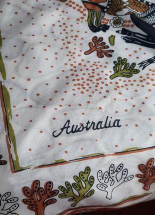 Невесомый шёлковый платок australia