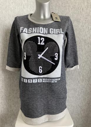 Жіноча тепла сіра туніка туреччина