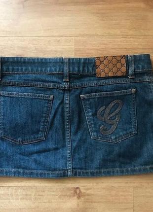 Джинсова спідниця gucci оригінал