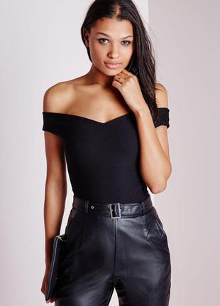 Стильный, черный боди missguided1 фото