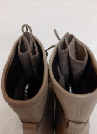 Кожаные ботинки фирмы pier one p. 41 стелька 26,5 см5 фото
