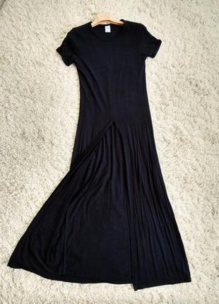 Черное длиное платье туника zebra оригинал3 фото