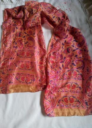 Шарф,натуральний шовк