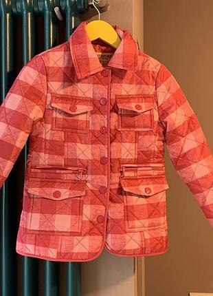 Стеганная клетчатая курточка