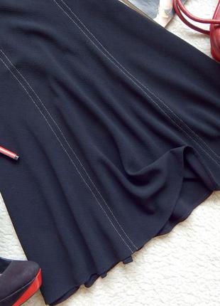 Новая миди юбка marks & spencer с контрастной строчкой5 фото