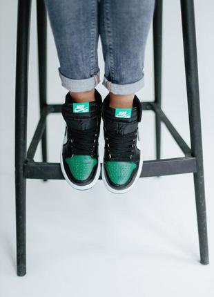 🖤🖤🖤 кроссовки  nike air jordan 1 retro high pine green4 фото