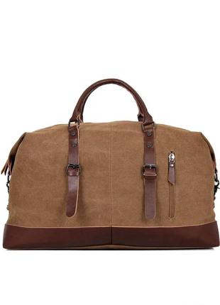 Сумка дорожная коричневая