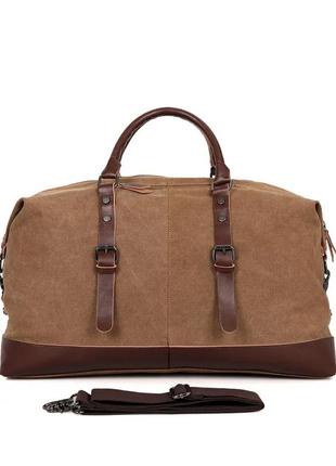 Сумка дорожная коричневая