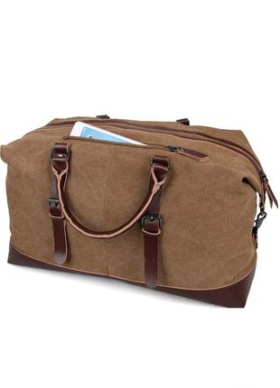 Сумка дорожная коричневая