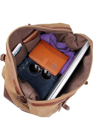 Сумка дорожная коричневая
