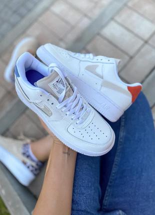 Женские кроссовки nike air force low white |  жіночі кросівки найк білі6 фото