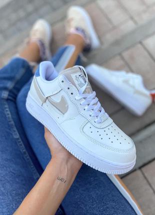 Женские кроссовки nike air force low white |  жіночі кросівки найк білі2 фото