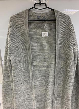 Сірий меланжевий чоловічий кардиган шведський бренд кос
