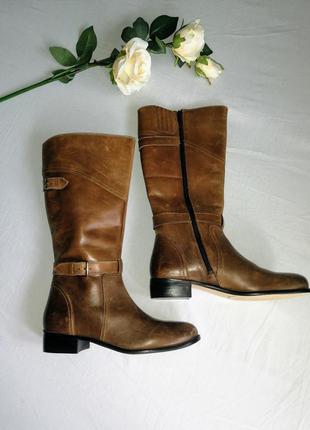 Чоботи демі шкіряні