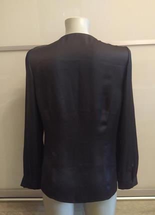 Coldwater creek, черная деловая, нарядная блуза, блузка, размер 36-38/xs-s, новая3 фото