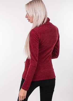 Стильная женская теплая водолазка гольф кофта ангора3 фото
