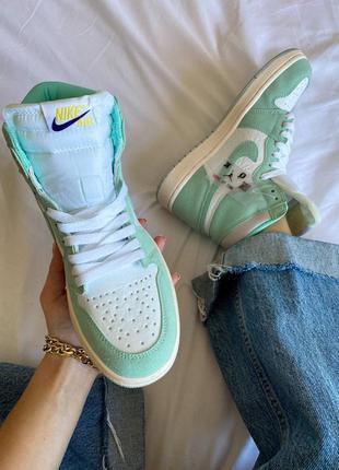 Кросівки nike air jordan 1 retro high og "turbo green"2 фото