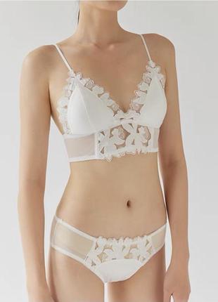 Білий комплект нижньої білизни  / белое нижнее белье 🤍