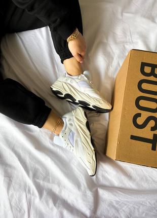 🖤🖤🖤кроссовки  adidas yeezy 700 "white"8 фото