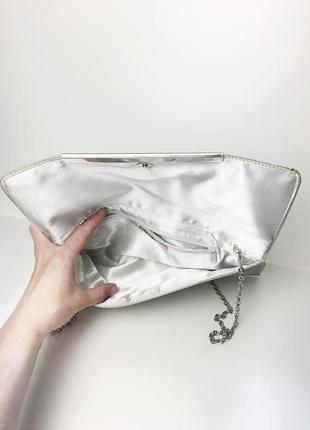 Срібна сумка клатч menbur5 фото