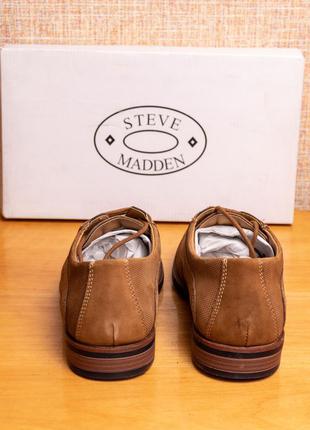 Оригинал! кожаные туфли steve madden  larsen oxford us7.53 фото