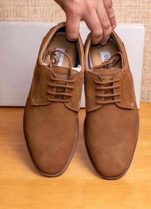 Оригинал! кожаные туфли steve madden  larsen oxford us7.56 фото